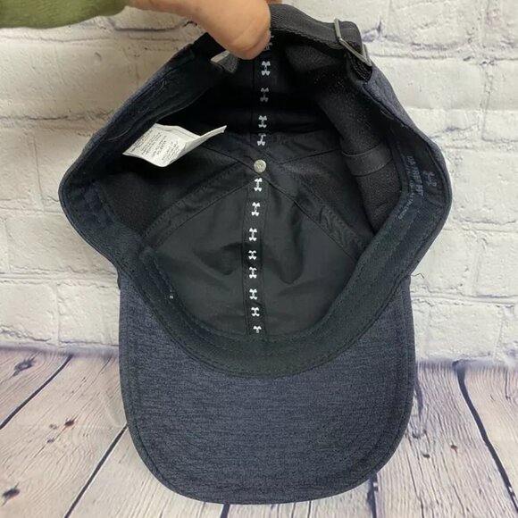 Under ARMOUR Women Hat Running Cap UA OSFA Strap Back Gray Light Polyester - Picture 4 of 6